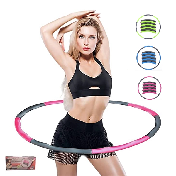 Exercise Fitness Weighted Hula Hoops For Loss Detachable - Exercise Fitness Weighted Hula Hoops For Loss Detachable - Image 0 of 4