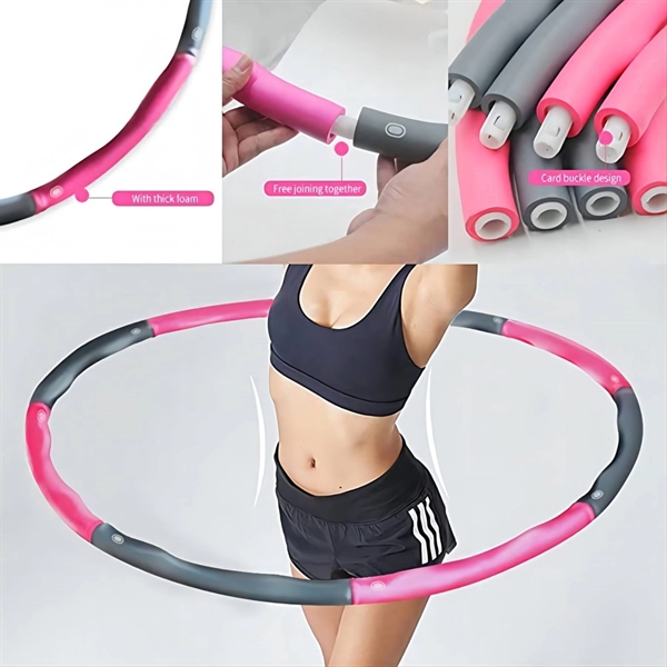 Exercise Fitness Weighted Hula Hoops For Loss Detachable - Exercise Fitness Weighted Hula Hoops For Loss Detachable - Image 4 of 4