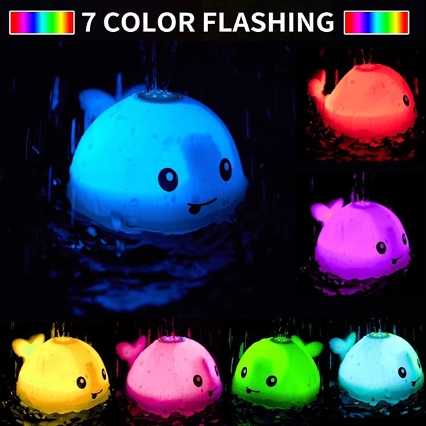 Light Up Whale Bath Toys - Light Up Whale Bath Toys - Image 1 of 5
