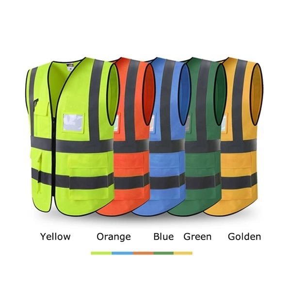 Reflective High Visibility Vest Workwear - Reflective High Visibility Vest Workwear - Image 5 of 5