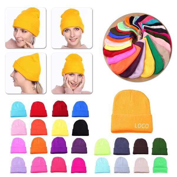 Unisex Fluorescent Outdoor Beanie - Unisex Fluorescent Outdoor Beanie - Image 0 of 1