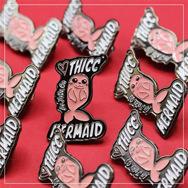 Soft Enamel Pins with military/butterfly clutch. - Soft Enamel Pins with military/butterfly clutch. - Image 0 of 4