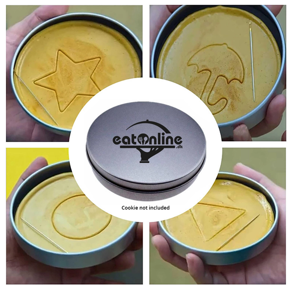 SQUID GAME Honeycomb Cookie Challenge - Decorated Tin Box - SQUID GAME Honeycomb Cookie Challenge - Decorated Tin Box - Image 0 of 3