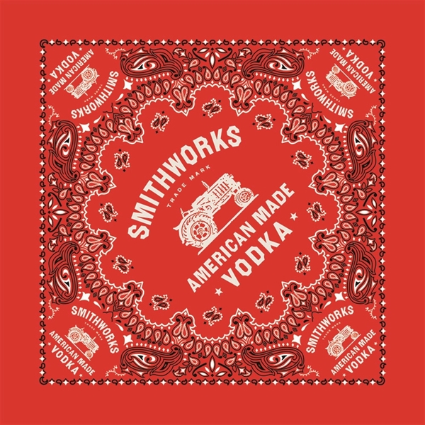 Rotary Dyed 100% Cotton PMS Custom Color 22" x 22 Bandanna - Rotary Dyed 100% Cotton PMS Custom Color 22" x 22 Bandanna - Image 7 of 13