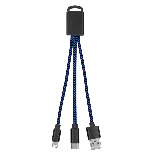 3-In-1 Braided Charging Buddy - 3-In-1 Braided Charging Buddy - Image 41 of 48