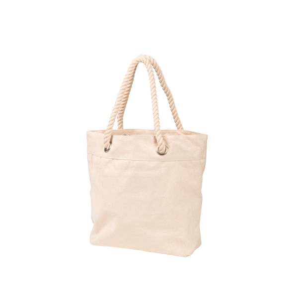 Trendy Rope Handle Tote Bag Plum Grove