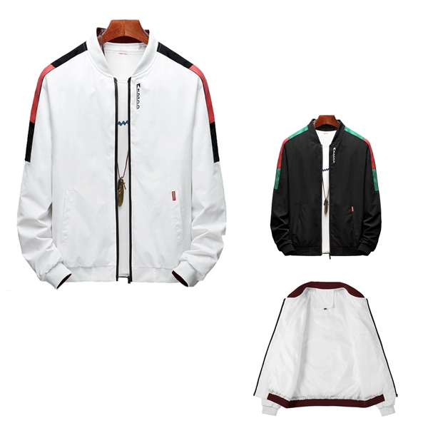 Men's Plus Cashmere Casual Baseball Uniform - Men's Plus Cashmere Casual Baseball Uniform - Image 0 of 3