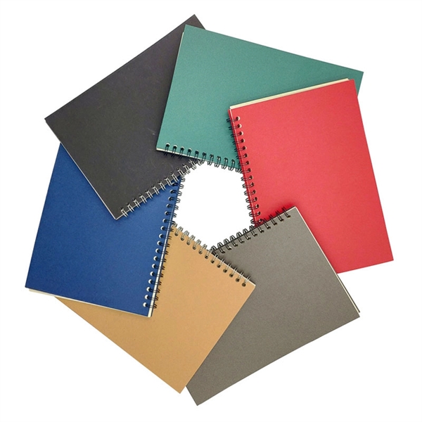 A5 Kraft Paper Cover Spiral Notebook - A5 Kraft Paper Cover Spiral Notebook - Image 3 of 3