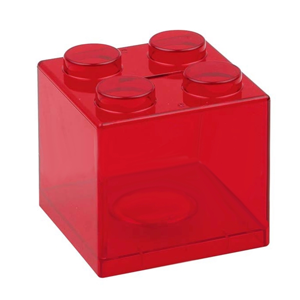 PS Clear Building Block Coin Bank - PS Clear Building Block Coin Bank - Image 1 of 1