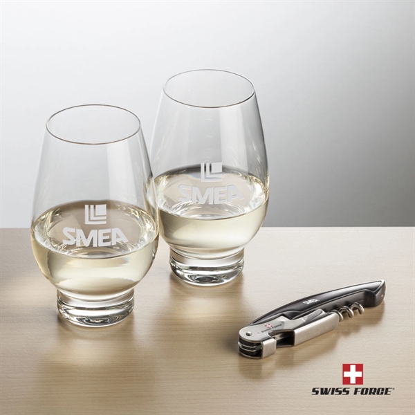 Swiss Force® Opener & Glenarden Stemless Wine