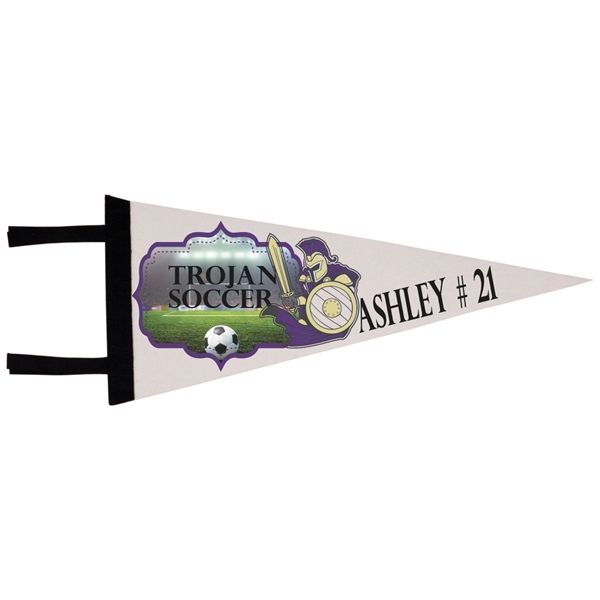 8" x 18" White Sublimatable Pennant - 8" x 18" White Sublimatable Pennant - Image 0 of 0