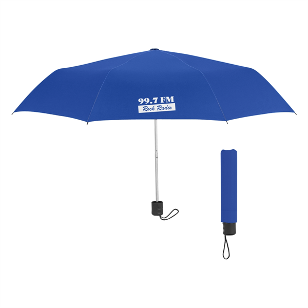 42" Arc Telescopic Umbrella with 100% RPET Canopy - 42" Arc Telescopic Umbrella with 100% RPET Canopy - Image 1 of 15