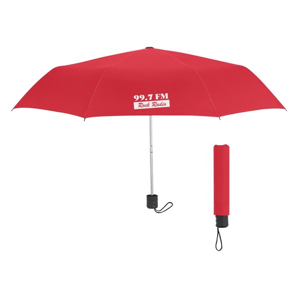 42" Arc Telescopic Umbrella with 100% RPET Canopy - 42" Arc Telescopic Umbrella with 100% RPET Canopy - Image 4 of 15