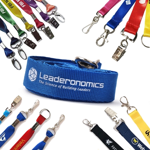 Premium Custom Nylon Lanyard - Premium Custom Nylon Lanyard - Image 2 of 2