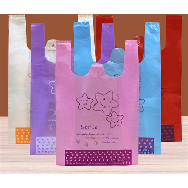 T-shirt Plastic Shopping Bag - T-shirt Plastic Shopping Bag - Image 0 of 1