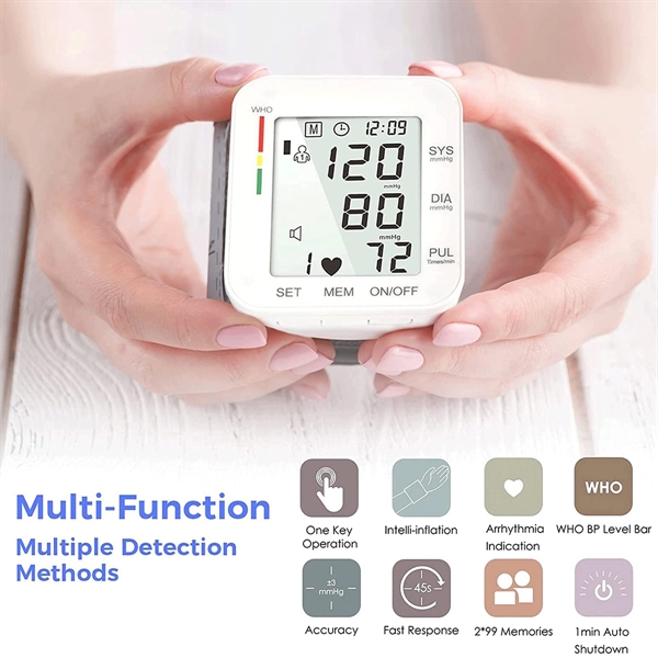 Adjustable Wrist Blood Pressure Monitor - Adjustable Wrist Blood Pressure Monitor - Image 3 of 4