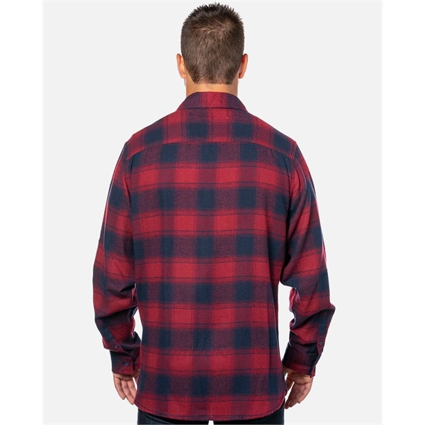 Burnside Yarn-Dyed Flannel Shirt - Burnside Yarn-Dyed Flannel Shirt - Image 51 of 61