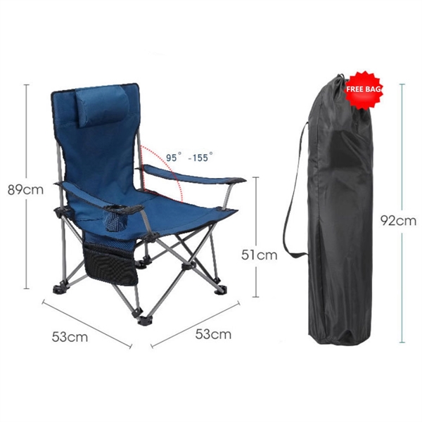 Camping Folding Chair with Cup Holder - Camping Folding Chair with Cup Holder - Image 1 of 5