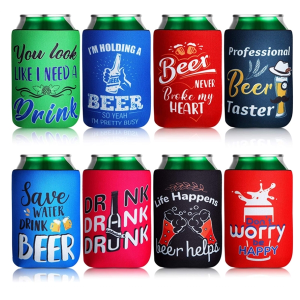 Neoprene Drink Cooler Sleeves for Cans and Bottles - Neoprene Drink Cooler Sleeves for Cans and Bottles - Image 0 of 1
