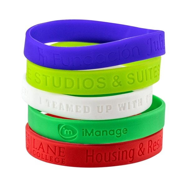 Silicone Bracelet Wristband - Silicone Bracelet Wristband - Image 2 of 6