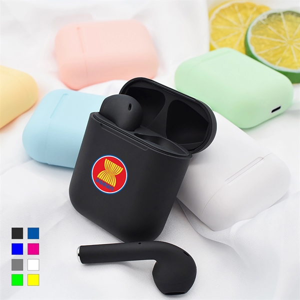 Mini Wireless Bluetooth Earbuds - Full Color - Mini Wireless Bluetooth Earbuds - Full Color - Image 0 of 2