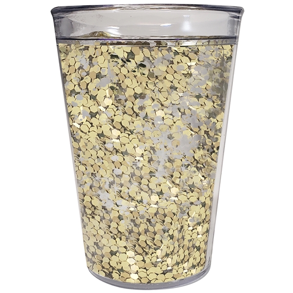 15 oz. Shimmer Glitter Tumbler - Made in USA - 15 oz. Shimmer Glitter Tumbler - Made in USA - Image 1 of 8
