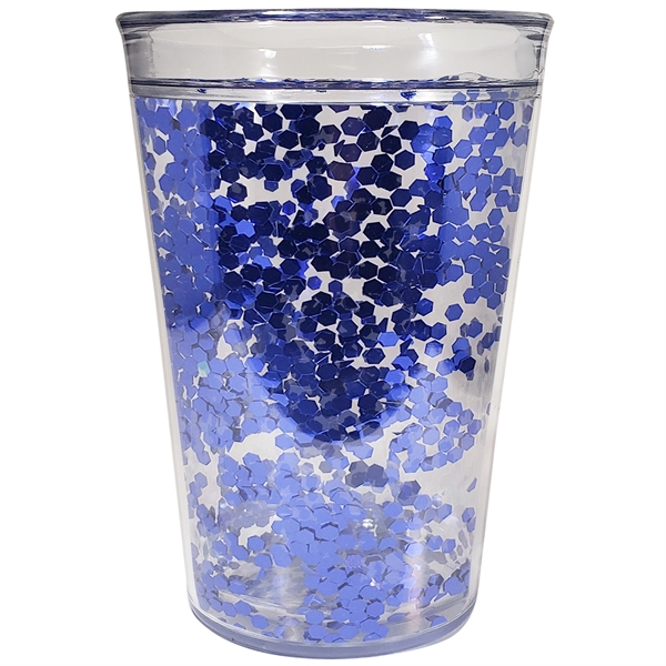 15 oz. Shimmer Glitter Tumbler - Made in USA - 15 oz. Shimmer Glitter Tumbler - Made in USA - Image 5 of 8