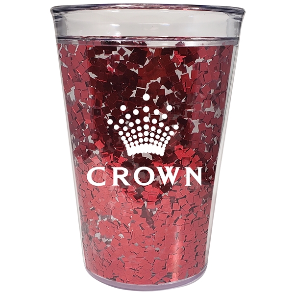 15 oz. Shimmer Glitter Tumbler - Made in USA - 15 oz. Shimmer Glitter Tumbler - Made in USA - Image 6 of 8