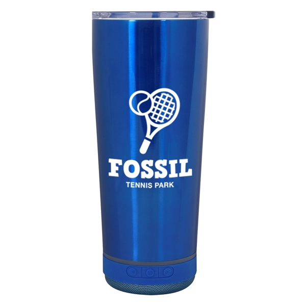 18 OZ. STAINLESS STEEL TUMBLER WITH SPEAKER - 18 OZ. STAINLESS STEEL TUMBLER WITH SPEAKER - Image 9 of 32