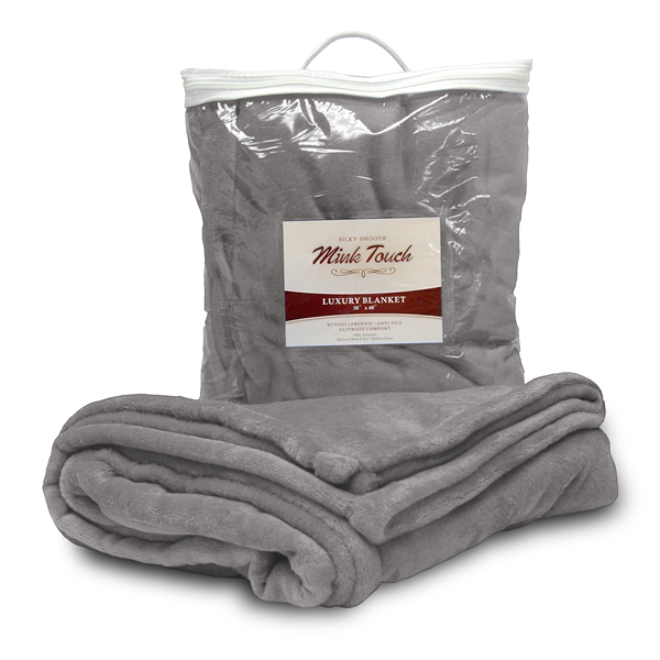 Embroidered Thick 300G Mink Touch Luxury Blankets, 60" X 72" - Embroidered Thick 300G Mink Touch Luxury Blankets, 60" X 72" - Image 2 of 11
