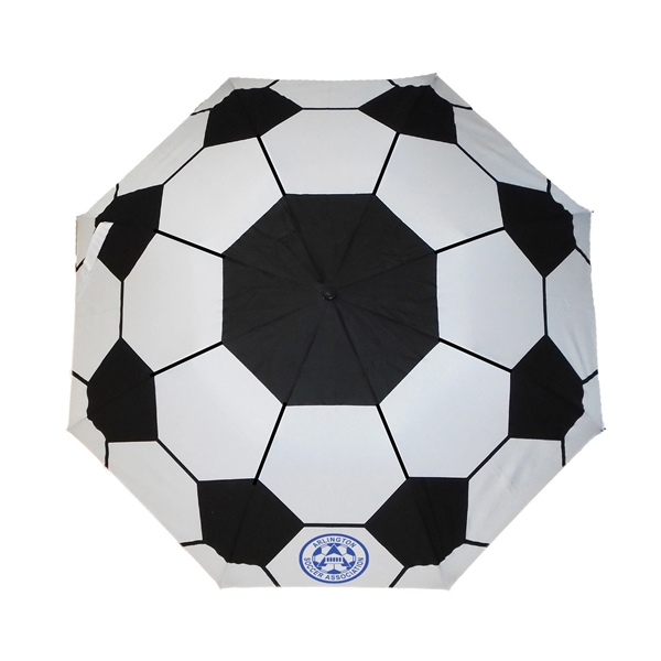 Soccer Ball Canopy Design Golf Umbrella - Soccer Ball Canopy Design Golf Umbrella - Image 0 of 1