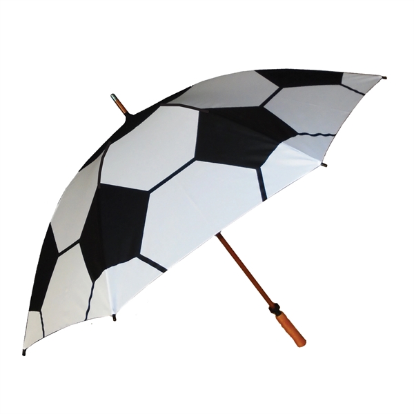 Soccer Ball Canopy Design Golf Umbrella - Soccer Ball Canopy Design Golf Umbrella - Image 1 of 1