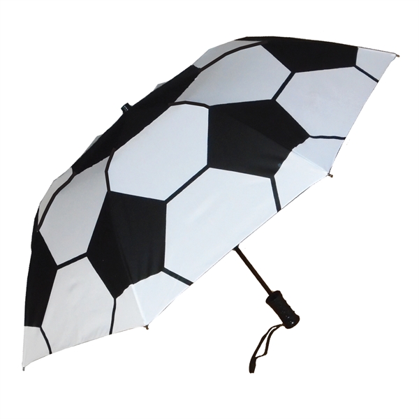 Soccerball Canopy Umbrella - Soccerball Canopy Umbrella - Image 2 of 2