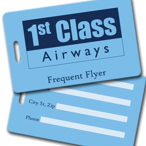 Plastic luggage tag - Plastic luggage tag - Image 0 of 0