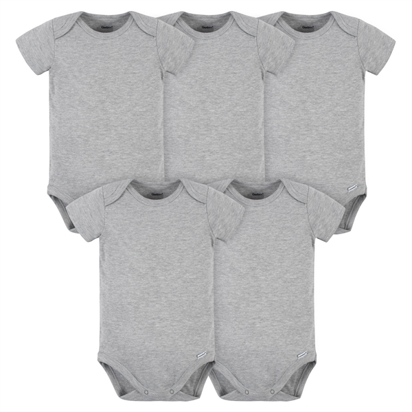 5-Pack Short Sleeve Premium Onesies® Bodysuits - 5-Pack Short Sleeve Premium Onesies® Bodysuits - Image 3 of 10