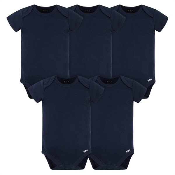 5-Pack Short Sleeve Premium Onesies® Bodysuits - 5-Pack Short Sleeve Premium Onesies® Bodysuits - Image 4 of 10