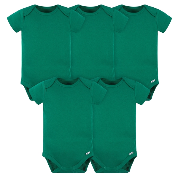5-Pack Short Sleeve Premium Onesies® Bodysuits - 5-Pack Short Sleeve Premium Onesies® Bodysuits - Image 8 of 10