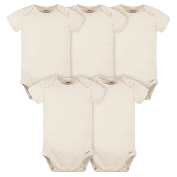 5-Pack Short Sleeve Premium Onesies® Bodysuits - 5-Pack Short Sleeve Premium Onesies® Bodysuits - Image 9 of 10
