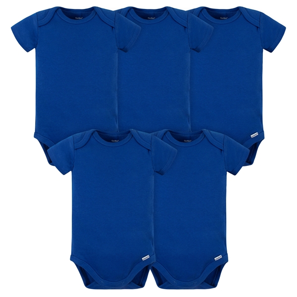 5-Pack Short Sleeve Premium Onesies® Bodysuits - 5-Pack Short Sleeve Premium Onesies® Bodysuits - Image 7 of 10