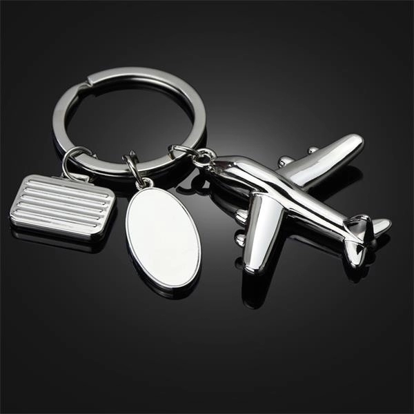 Creative Plane Keychain Airplane Keyring - Creative Plane Keychain Airplane Keyring - Image 0 of 2