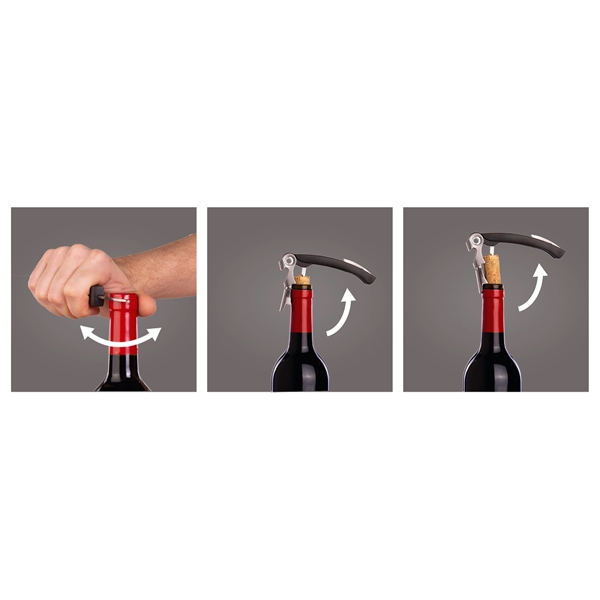 Vacu Vin Double Hinged Corkscrew - Vacu Vin Double Hinged Corkscrew - Image 2 of 5