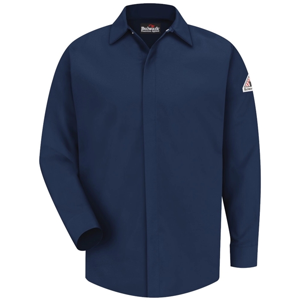 Bulwark - Work Shirt - Men's 7Oz Ct2 Gripper Front Shirt ... - Bulwark - Work Shirt - Men's 7Oz Ct2 Gripper Front Shirt ... - Image 2 of 3