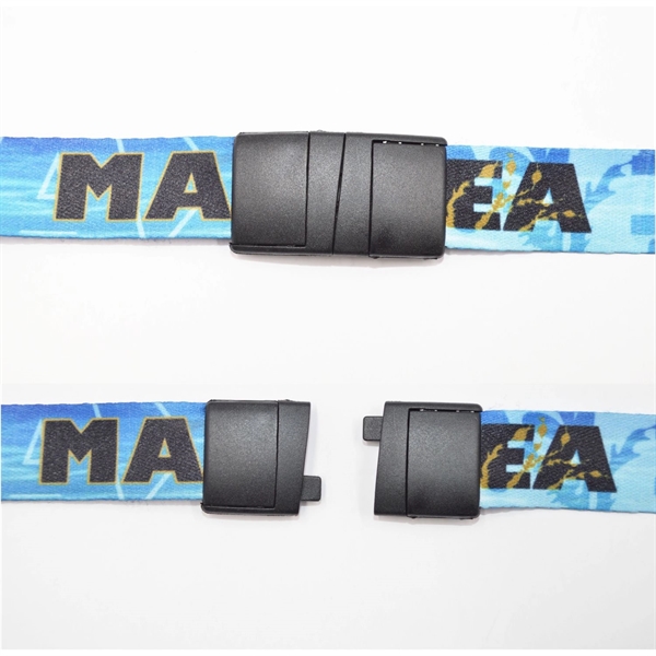 Sublimated Safety Breakaway Lanyards w/ Plastic Attachments - Sublimated Safety Breakaway Lanyards w/ Plastic Attachments - Image 4 of 6