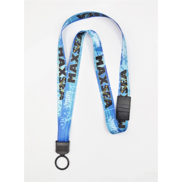 Sublimated Safety Breakaway Lanyards w/ Plastic Attachments - Sublimated Safety Breakaway Lanyards w/ Plastic Attachments - Image 5 of 6