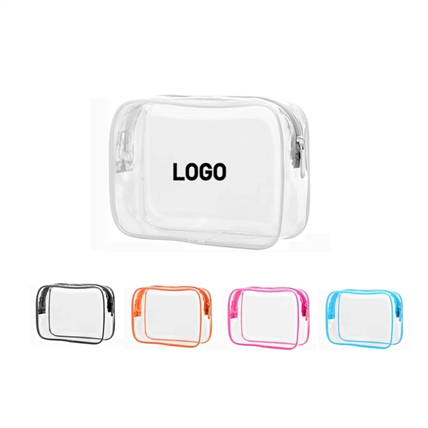 Clear Toiletry Makeup Bag - Clear Toiletry Makeup Bag - Image 0 of 3