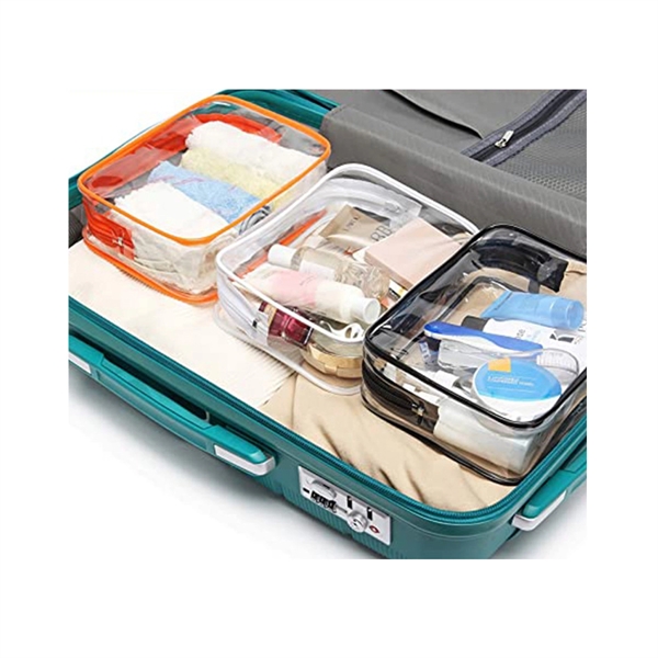 Clear Toiletry Makeup Bag - Clear Toiletry Makeup Bag - Image 1 of 3