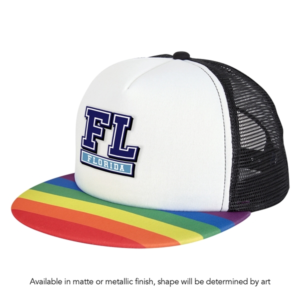 Rainbow Trucker Cap - Rainbow Trucker Cap - Image 9 of 11