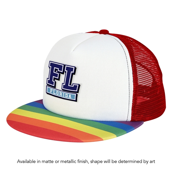 Rainbow Trucker Cap - Rainbow Trucker Cap - Image 10 of 11