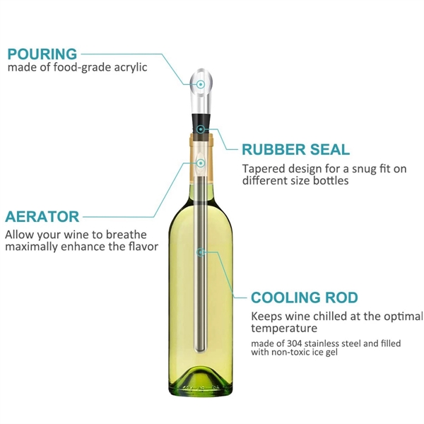 Rapid Iceless Wine Chiller Stick - Rapid Iceless Wine Chiller Stick - Image 3 of 4