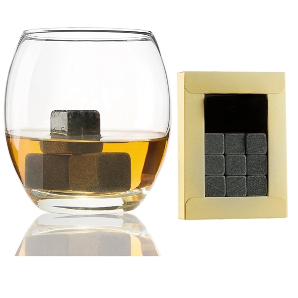9 PCS Whiskey Chill Stone Set - 9 PCS Whiskey Chill Stone Set - Image 1 of 3